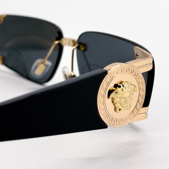 NEW VERSACE SUNGLASSES VE2291 1002/87 BLACK WOMEN EYEWEAR VE2291 100287 main image 7